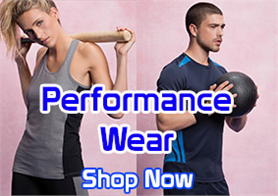 Quality sportswear available printed or embroidered with your design.