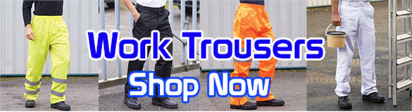 Work trousers & safetywear available to order online.
