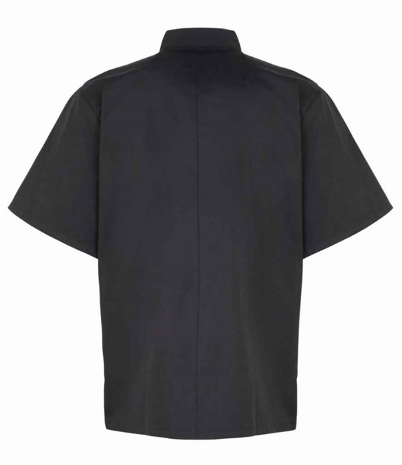 Premier Unisex Short Sleeve Stud Front Chef&#39;s Jacket