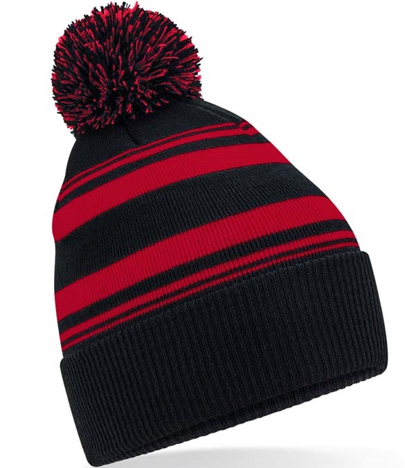 Beechfield Striped Fan Beanie