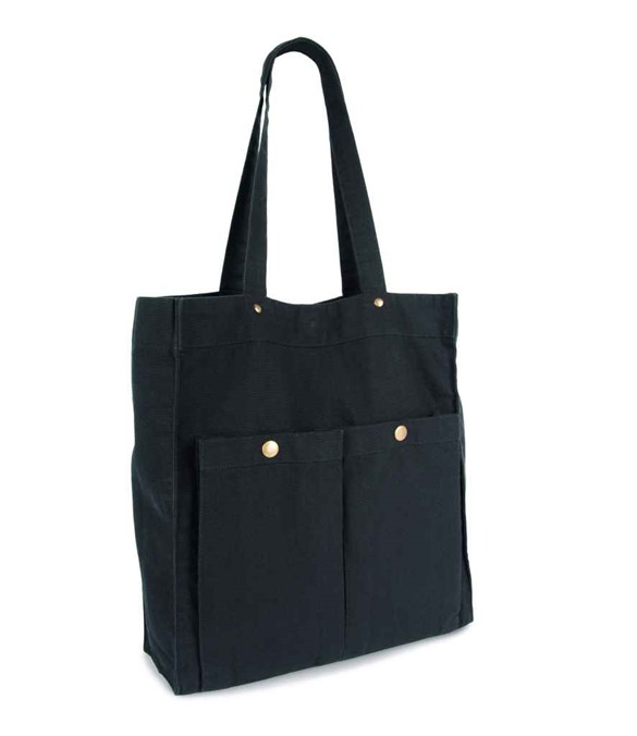 Kimood Washed Cotton Bag with Pockets