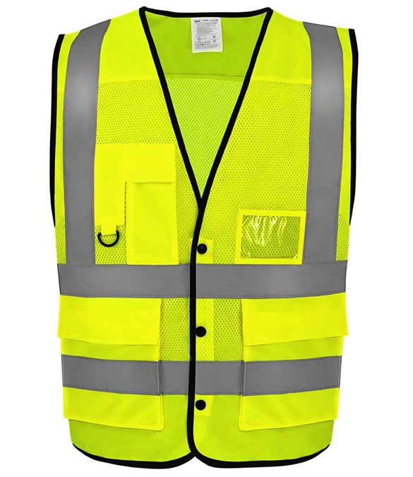 Yoko Superior Eco Mesh Button Waistcoat