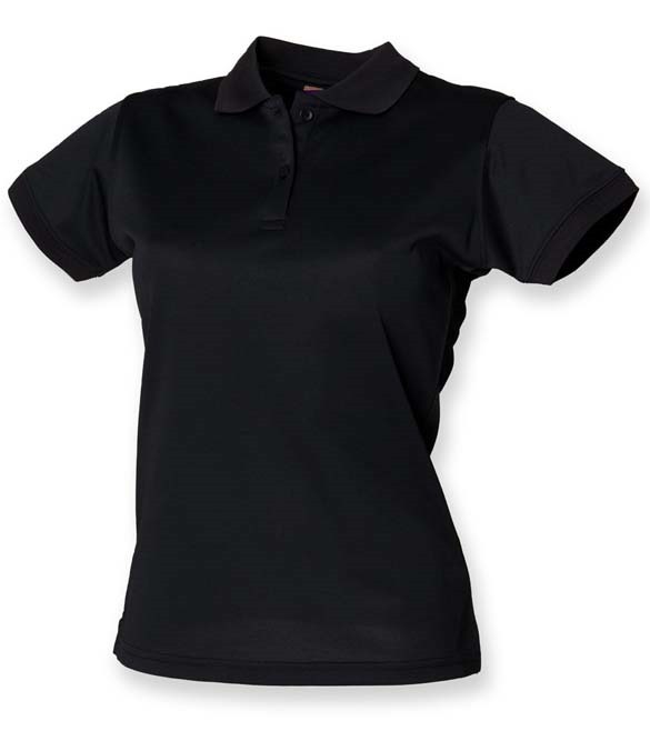 Henbury Ladies Coolplus&#174; Wicking Piqu&#233; Polo Shirt