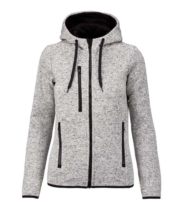 Proact Ladies Heather Hooded Jacket