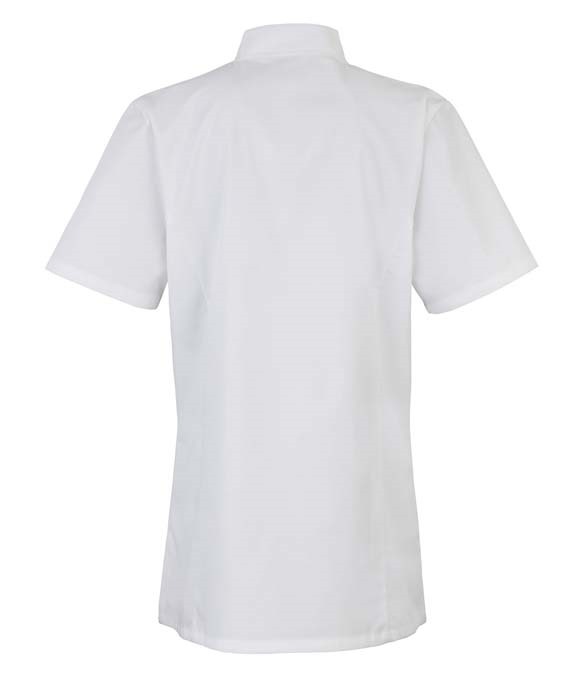 Premier Ladies Short Sleeve Chef&#39;s Jacket