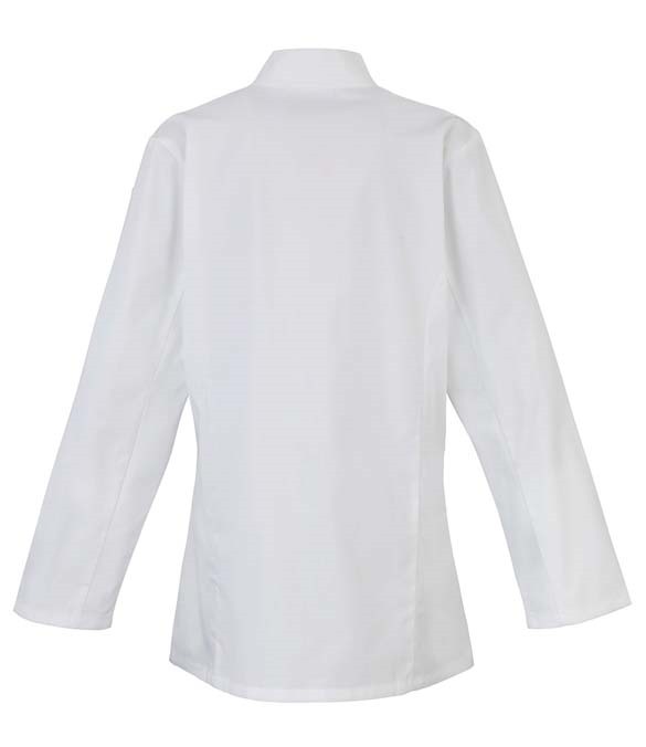 Premier Ladies Long Sleeve Chef&#39;s Jacket