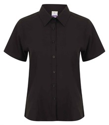 Henbury Ladies Short Sleeve Wicking Shirt