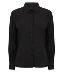 Henbury Ladies Long Sleeve Wicking Shirt