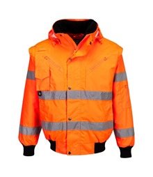 Hi-Vis 3 in 1 Bomber Jacket