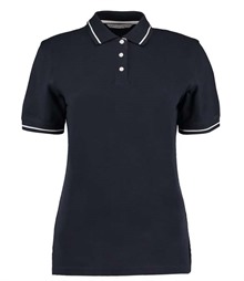 Kustom Kit Ladies St Mellion Tipped Cotton Pique Polo Shirt