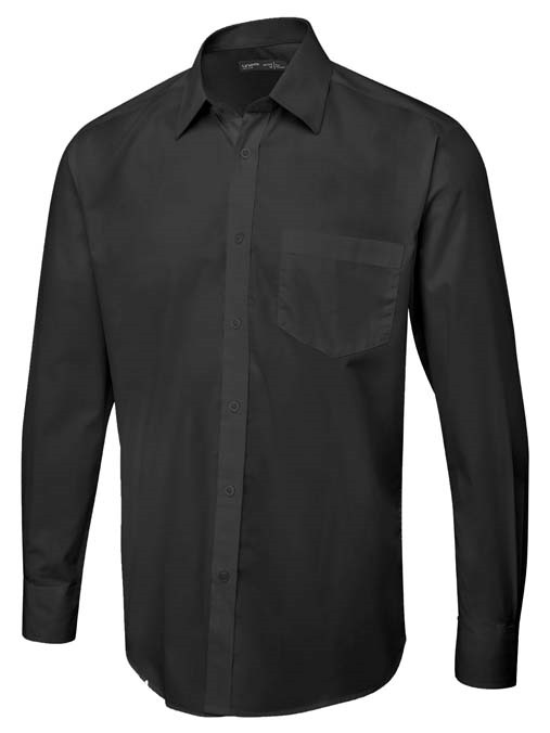 Men&#39;s Long Sleeve Poplin Shirt