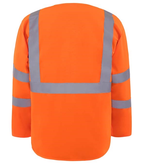 Yoko Hi-Vis Executive Long Sleeve Waistcoat