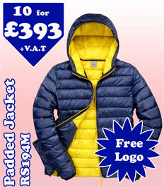 10 - RS194M Jacket XS-2XL with YOUR LOGO £393